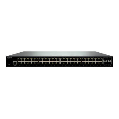 Black Box LGB5052A-R3 Gigabit Ethernet Managed Switch, (48) RJ45, (4) SFP+, (1) RJ-45 Console